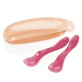 COLHER E GARFO C/ESTOJO HIGIENI RS BB072     