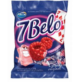 BALA FRAMBOESA 150G 7 BELO                   