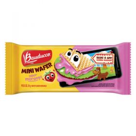 MINI WAFER MORANGO 30G BAUDUCCO              