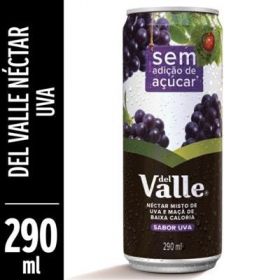 SUCO UVA LATA 290ML DEL VALLE                