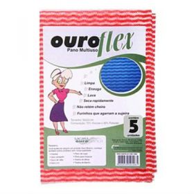 PANO LIMPEZA MULTIUSO OUROFLEX C/5           