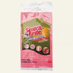 PANO MULTI-USO 3M RS 58X33CM PT C/5          