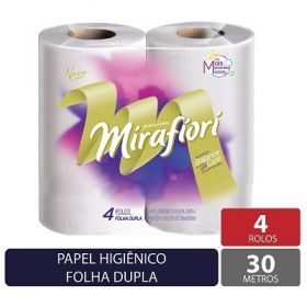 PAPEL HIG 30M FL DUPLA MIRAFIORI C/4RL       