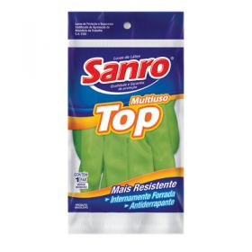 LUVA VERDE DE PROTECAO TOP GRANDE PAR        