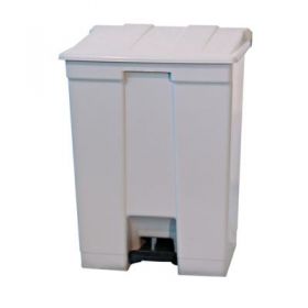 LIXEIRA PL C/TAMPA/PEDAL 60L BCO CP60BR      