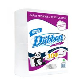 PAPEL HIG 300M FL SIMPLES B C/8RL DUBBON     