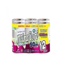 PAPEL HIG 50M FL DUPLA MIRAFIORI C/12RL      