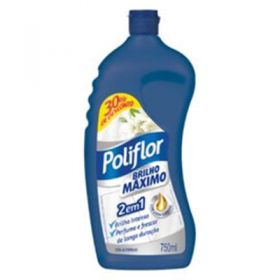 CERA POLIFLOR LIQ 750ML BRILHO MAX 30%DC     