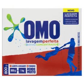 DETERGENTE PO 800G LAV PERFEITA OMO          