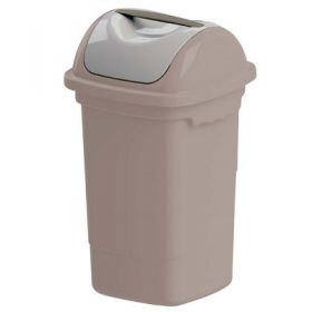 LIXEIRA BASCULANTE MARRON 14 LITROS          