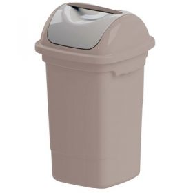 LIXEIRA BASCULANTE MARRON 30 LITROS          