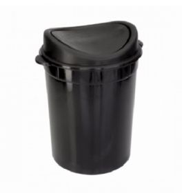LIXEIRA BASCULANTE PRETO 12 LITROS           