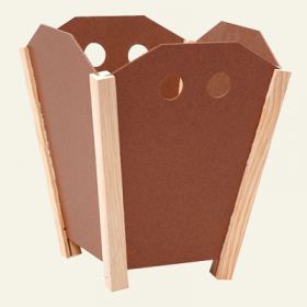 CESTO LIXO DURATEX 10L MADEIRA               