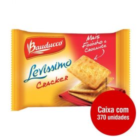 Biscoito Bauducco - Cream Creaker - 9,5g  caixa com 370 sachês 