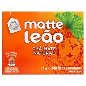 Chá Leão Matte - 24g Caixa com 15 Sachês 