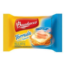 Torrada tradicional Bauducco - 15g  caixa com 126 sachês 