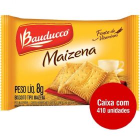 Biscoito Bauducco - Maizena 9g - caixa com 410 sachês 